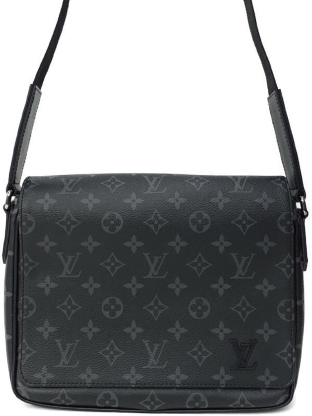 Louis Vuitton Monogram Eclipse Black District Shoulder Bag